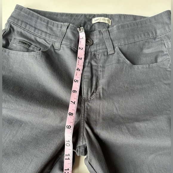 Lee Lower On The Waist Gray Mid Rise Stretch Casual Jean Style Pants Women’s 8 - Picture 8 of 8
